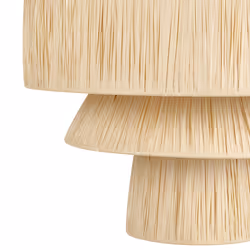Paper Pendant Lamp Natural CHAMBO