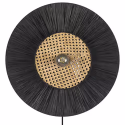 Paper Wall Lamp  50 cm Black YAAPI