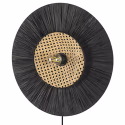 Paper Wall Lamp  50 cm Black YAAPI