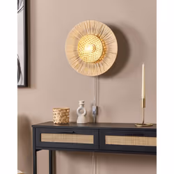 Paper Wall Lamp  40 cm Natural YAAPI