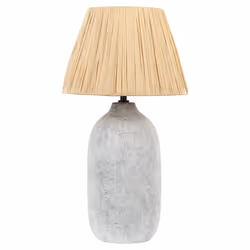 Table Lamp MATILDE Ceramic Grey
