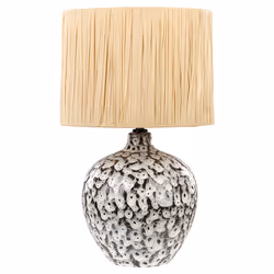 Table Lamp YUNES Ceramic Natural