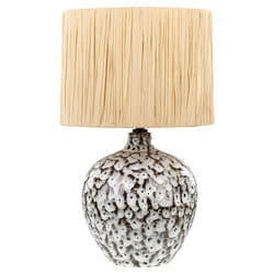 Table Lamp YUNES Ceramic Natural