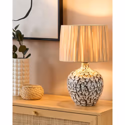 Table Lamp YUNES Ceramic Natural