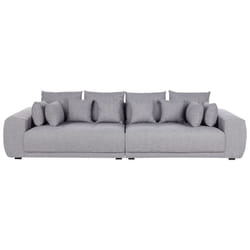 4 Seater Fabric Sofa Grey TORPO