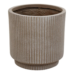 Plant Pot  24 cm Taupe DARIA