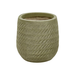 Plant Pot 19 cm Green LIVADIA
