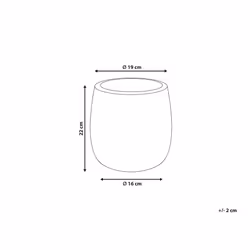 Plant Pot 19 cm Green LIVADIA
