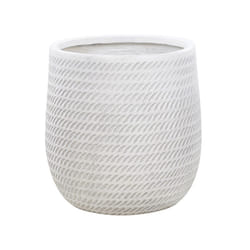 Plant Pot 39 cm Off-White LIVADIA