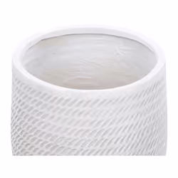 Plant Pot 39 cm Off-White LIVADIA