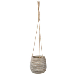 Plant Pot LIVADIA Stone 20 cm Taupe
