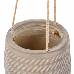Plant Pot LIVADIA Stone 20 cm Taupe