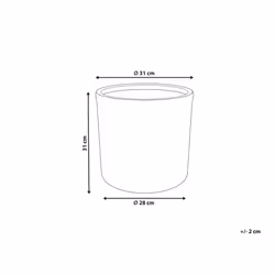 Plant Pot 31 cm Golden Brown VOULA