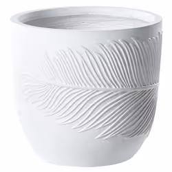 Plant Pot FTERO Ceramic 28 cm Off-White