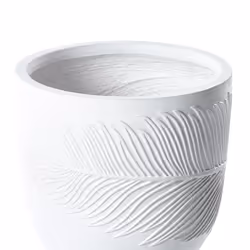 Plant Pot FTERO Ceramic 35 cm Off-White