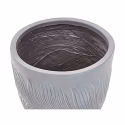 Flower Pot Fibre Clay 28 x 28 x 16 cm Grey FTERO