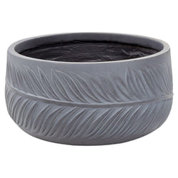 Flower Pot Fibre Clay 35 x 35 x 19 cm Grey FTERO