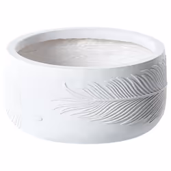 Plant Pot FTERO Ceramic 25 cm Off-White