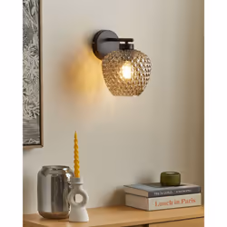 Wall Lamp SHERRY Metal Grey