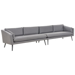 Garden Sofa 4 Seater LORETELLO Grey