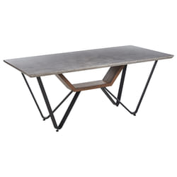Dining Table BANDURA Grey 180 cm 90 cm