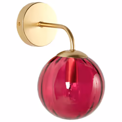 Wall Lamp BOOMI Metal Burgundy