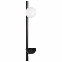Wall Lamp ISABELLA with Plant Pot Metal Black