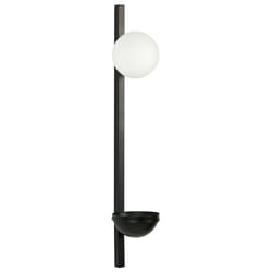 Wall Lamp ISABELLA with Plant Pot Metal Black
