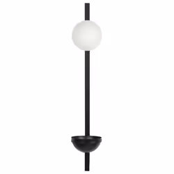 Wall Lamp ISABELLA with Plant Pot Metal Black