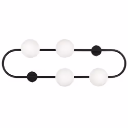 Wall Lamp YANGO Metal Black