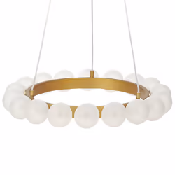 18 Lights Metal Chandelier Gold GEORGES