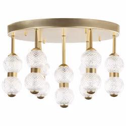Ceiling Lamp YOWAKA Metal Gold
