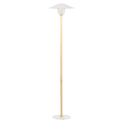 Floor Lamp MOPPY Oak Wood White