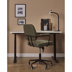 LED Desk Lamp KOURIS with Motion Sensor Metal Black