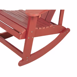 Garden Rocking Chair Red ADIRONDACK - Additional view 6