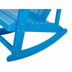 Garden Rocking Chair Blue ADIRONDACK - Additional view 6