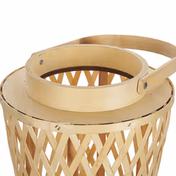 Lantern MACTAN Bamboo Wood 38 cm Natural