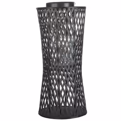 Lantern MACTAN Wood 58 cm Black