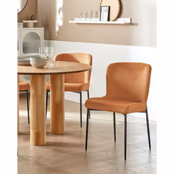 Set of 2 Dining Chairs ADA Orange