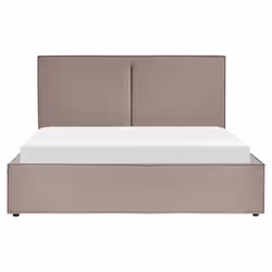 Ottoman Bed Fabric MOISSAC 160 x 200 cm (EU King Size) Taupe