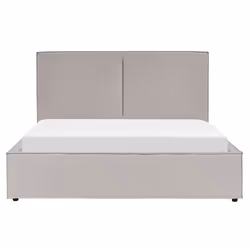 Ottoman Bed Fabric MOISSAC 160 x 200 cm (EU King Size) Light Grey