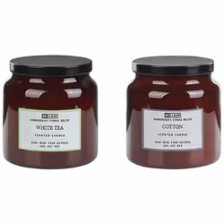 Set of 2 Scented Candles ABSOLUTE ALCHEMY Soy Wax Fresh Notes