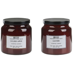 Set of 2 Scented Candles ABSOLUTE ALCHEMY Soy Wax Fruity Notes Fresh Notes
