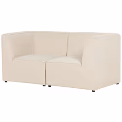 Modular Sofa LEMVIG Corduroy Light Beige 2 Seater
