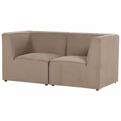 Modular Sofa LEMVIG Corduroy Taupe 2 Seater