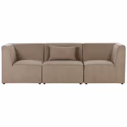 Modular Sofa LEMVIG Corduroy Taupe 3 Seater