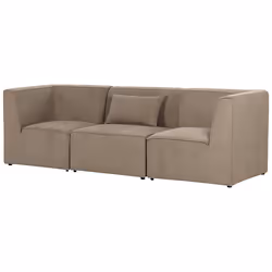 Modular Sofa LEMVIG Corduroy Taupe 3 Seater