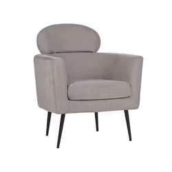 Fabric Armchair Taupe SOBY