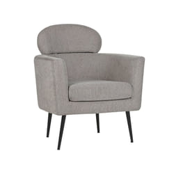 Fabric Armchair Taupe SOBY