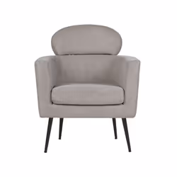 Fabric Armchair Taupe SOBY